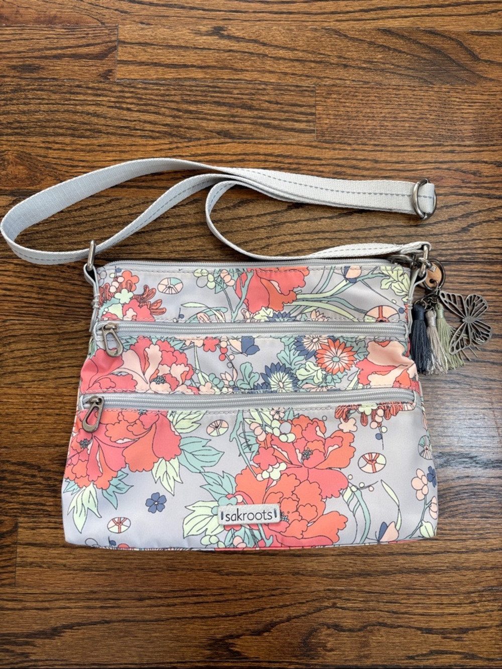 Sakroots Colorful Floral Crossbody Bag!